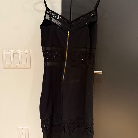 FRENCH CONNECTION Lace Black Dress - Picture 2 of 4